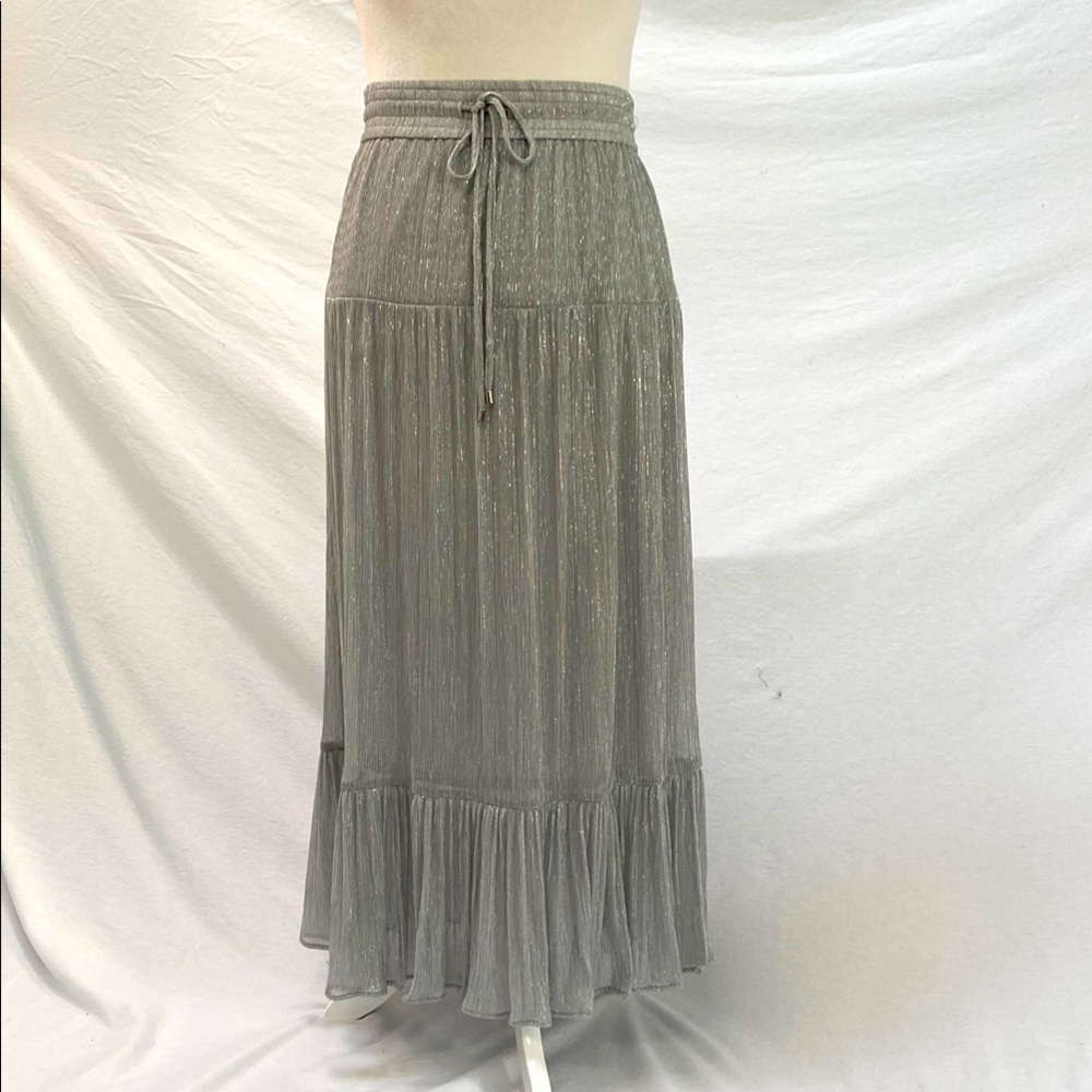 DKNY Shimmer metallic skirt